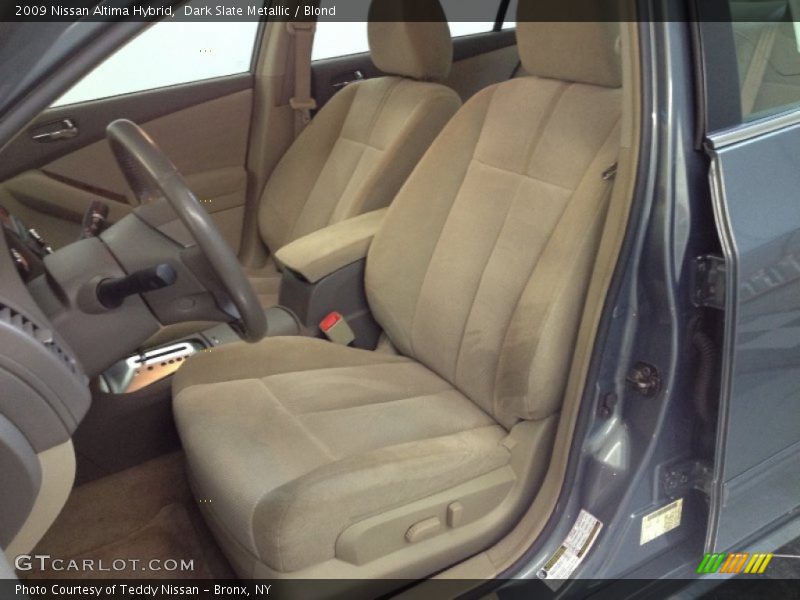 Dark Slate Metallic / Blond 2009 Nissan Altima Hybrid