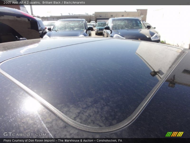 Brilliant Black / Black/Amaretto 2005 Audi A8 4.2 quattro