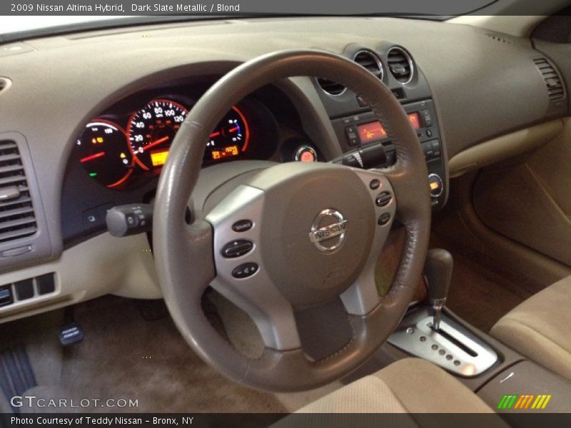 Dark Slate Metallic / Blond 2009 Nissan Altima Hybrid