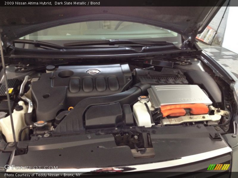 Dark Slate Metallic / Blond 2009 Nissan Altima Hybrid