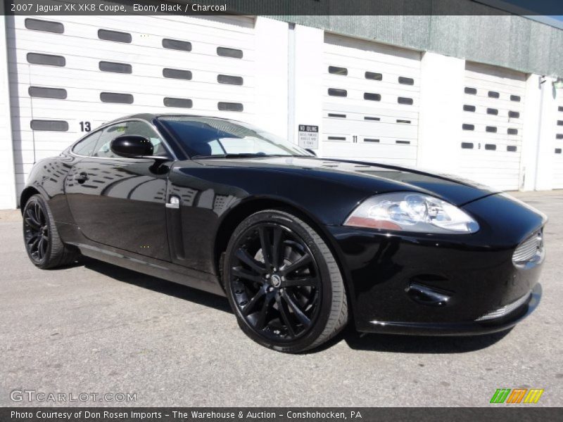 Ebony Black / Charcoal 2007 Jaguar XK XK8 Coupe