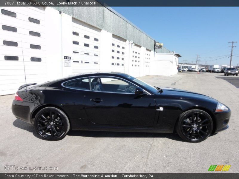Ebony Black / Charcoal 2007 Jaguar XK XK8 Coupe