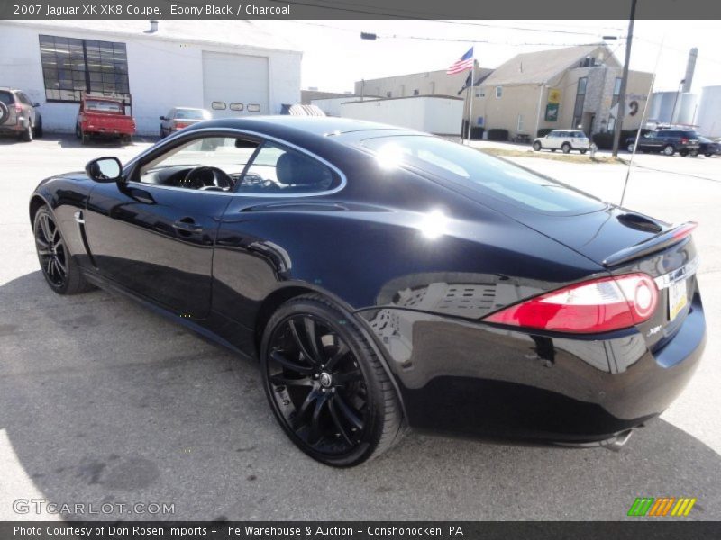 Ebony Black / Charcoal 2007 Jaguar XK XK8 Coupe
