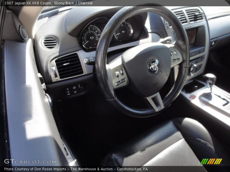 Ebony Black / Charcoal 2007 Jaguar XK XK8 Coupe