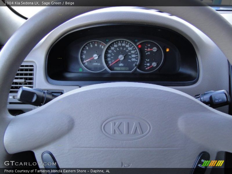 Sage Green / Beige 2004 Kia Sedona LX
