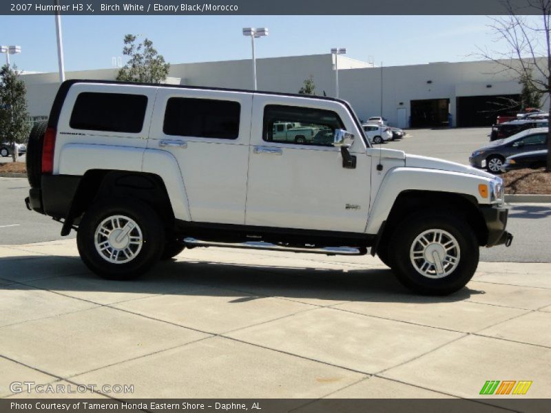 Birch White / Ebony Black/Morocco 2007 Hummer H3 X