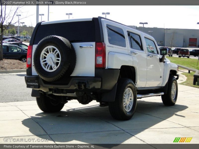 Birch White / Ebony Black/Morocco 2007 Hummer H3 X