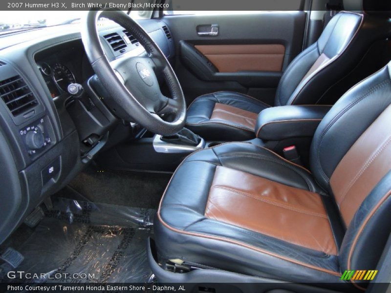  2007 H3 X Ebony Black/Morocco Interior