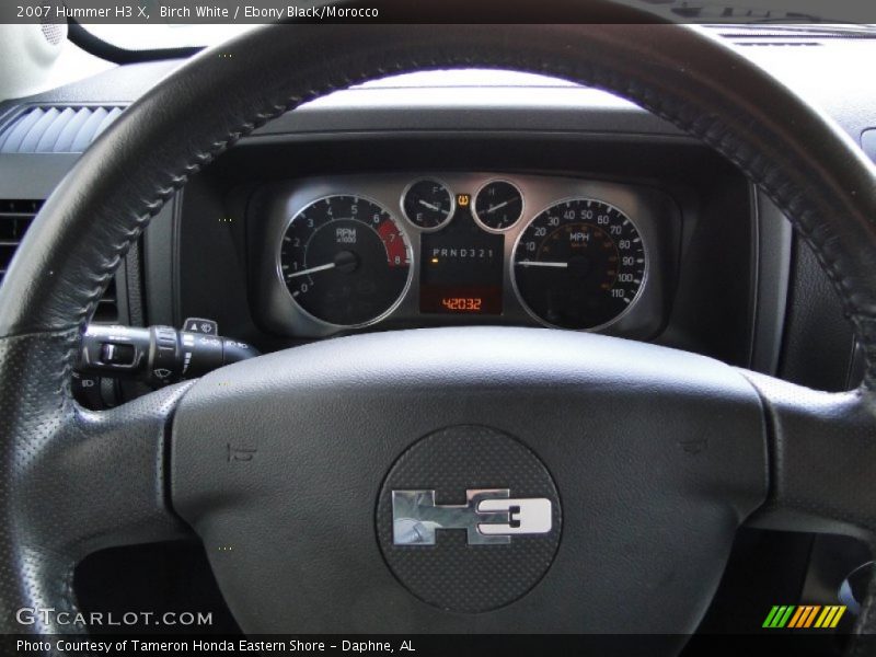 Birch White / Ebony Black/Morocco 2007 Hummer H3 X