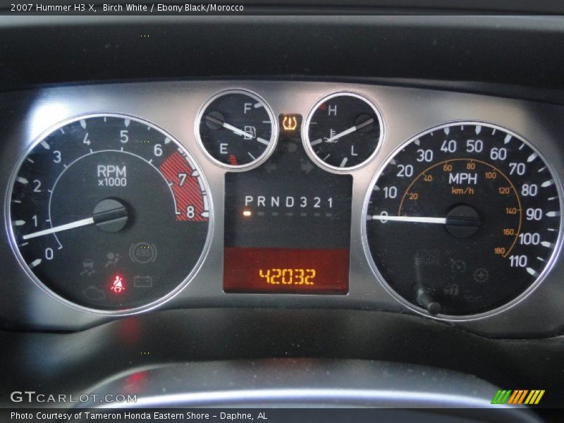  2007 H3 X X Gauges