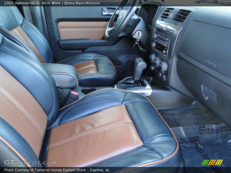 2007 H3 X Ebony Black/Morocco Interior
