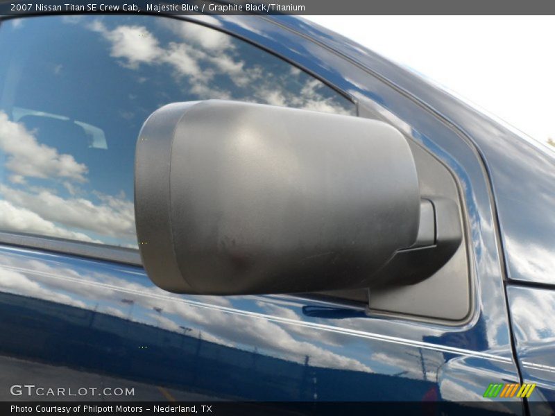Majestic Blue / Graphite Black/Titanium 2007 Nissan Titan SE Crew Cab