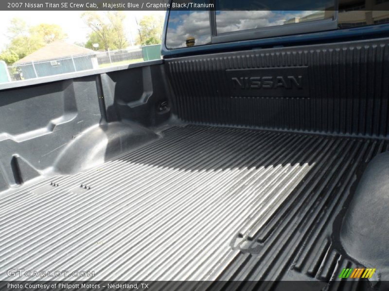Majestic Blue / Graphite Black/Titanium 2007 Nissan Titan SE Crew Cab
