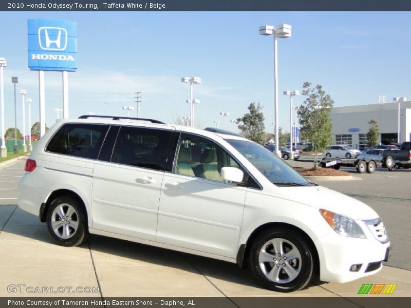 Taffeta White / Beige 2010 Honda Odyssey Touring