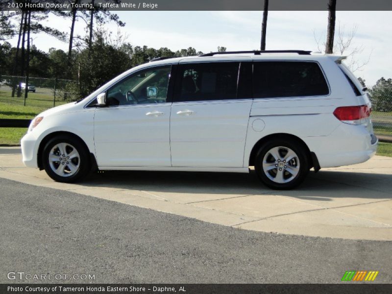 Taffeta White / Beige 2010 Honda Odyssey Touring