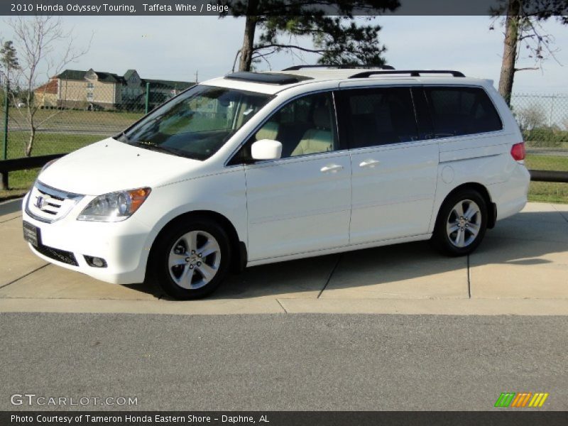 Taffeta White / Beige 2010 Honda Odyssey Touring