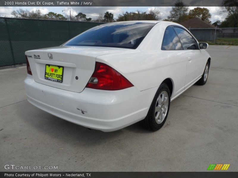 Taffeta White / Ivory 2003 Honda Civic EX Coupe