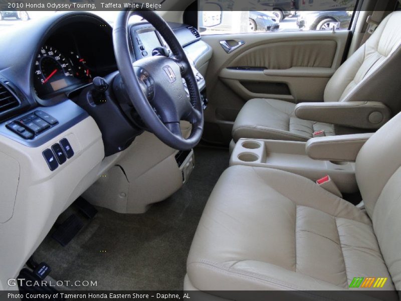 2010 Odyssey Touring Beige Interior