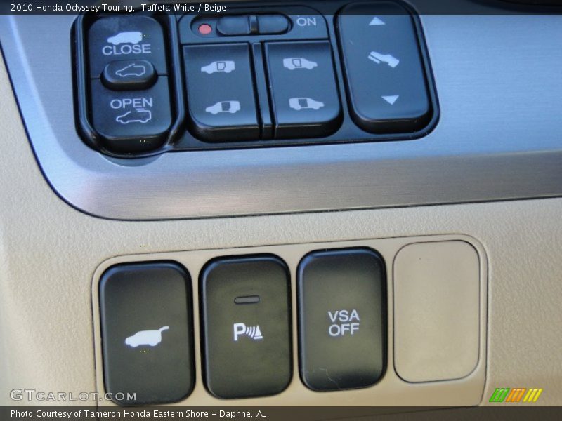 Controls of 2010 Odyssey Touring
