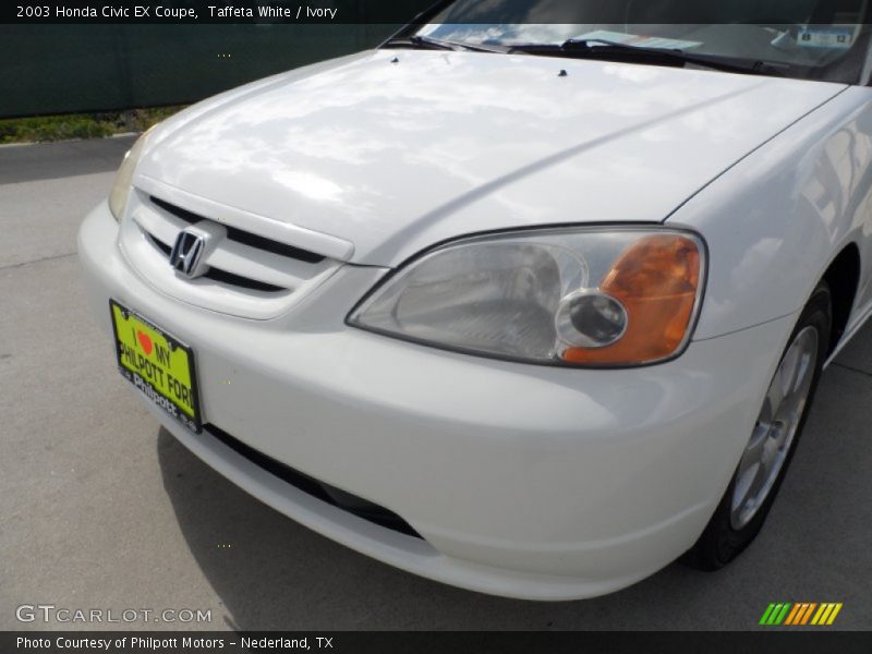 Taffeta White / Ivory 2003 Honda Civic EX Coupe