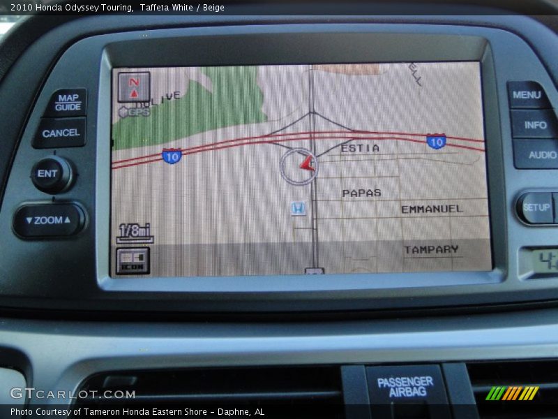 Navigation of 2010 Odyssey Touring