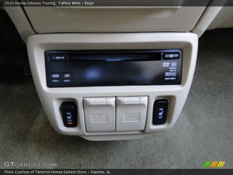 Taffeta White / Beige 2010 Honda Odyssey Touring