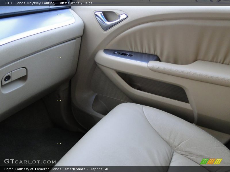 Taffeta White / Beige 2010 Honda Odyssey Touring