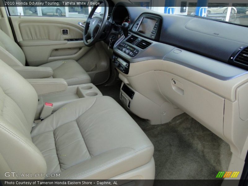 Taffeta White / Beige 2010 Honda Odyssey Touring