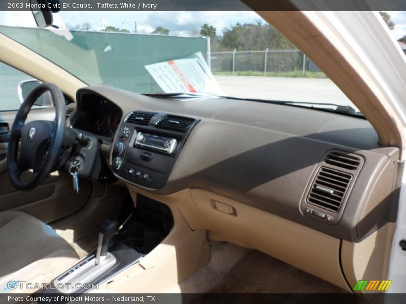 Taffeta White / Ivory 2003 Honda Civic EX Coupe