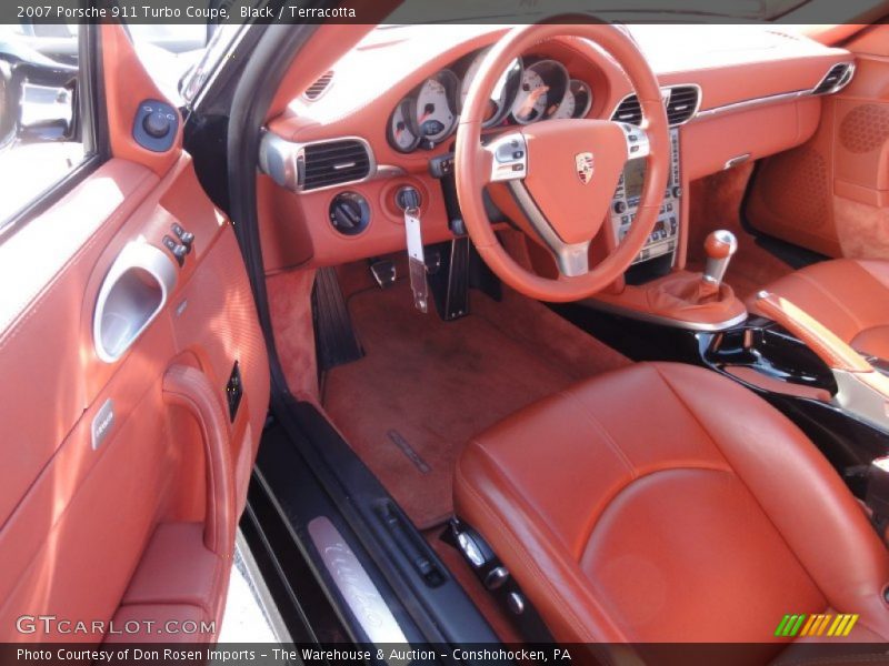  2007 911 Turbo Coupe Terracotta Interior