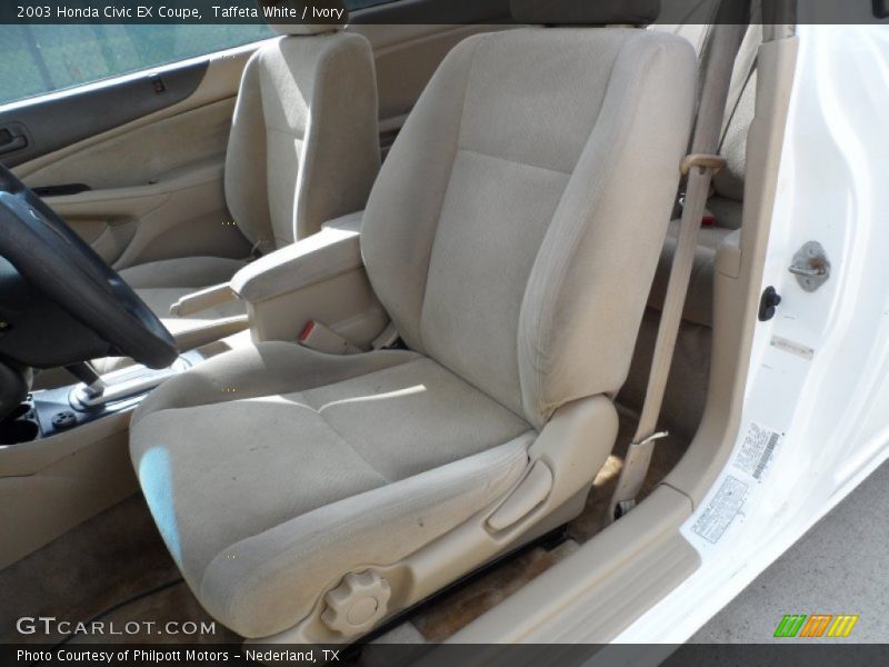 Taffeta White / Ivory 2003 Honda Civic EX Coupe