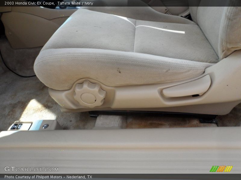 Taffeta White / Ivory 2003 Honda Civic EX Coupe