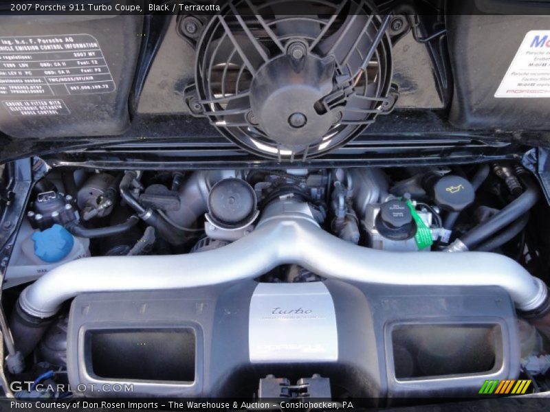  2007 911 Turbo Coupe Engine - 3.6 Liter Twin-Turbocharged DOHC 24V VarioCam Flat 6 Cylinder