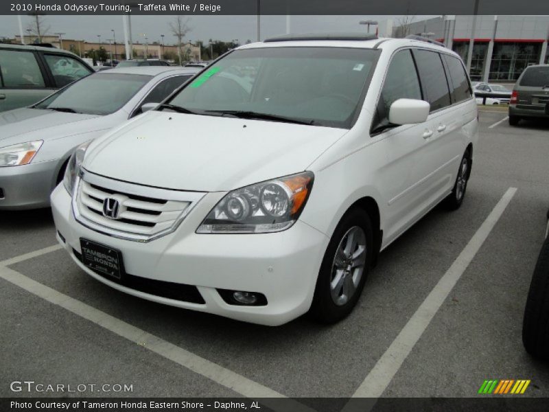 Taffeta White / Beige 2010 Honda Odyssey Touring