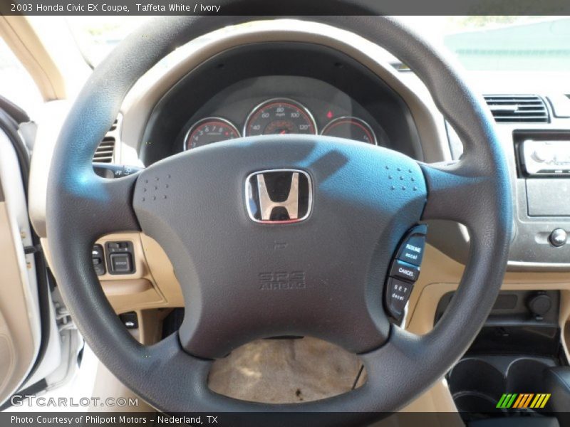 Taffeta White / Ivory 2003 Honda Civic EX Coupe