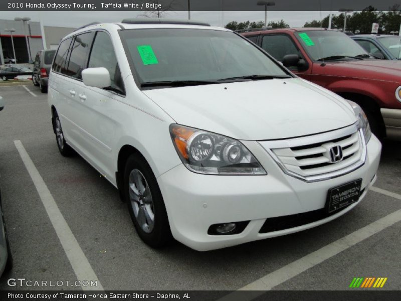 Taffeta White / Beige 2010 Honda Odyssey Touring