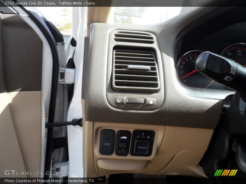Taffeta White / Ivory 2003 Honda Civic EX Coupe