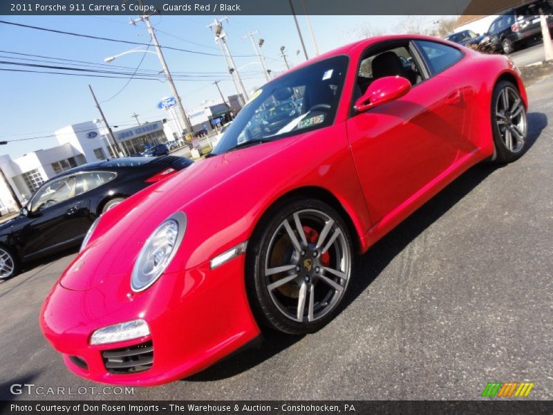 Guards Red / Black 2011 Porsche 911 Carrera S Coupe
