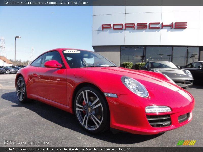 Guards Red / Black 2011 Porsche 911 Carrera S Coupe