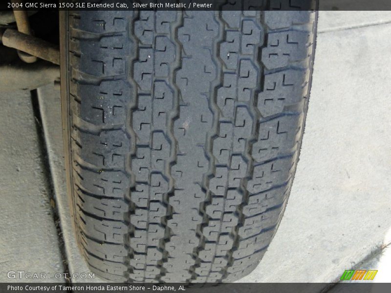 Silver Birch Metallic / Pewter 2004 GMC Sierra 1500 SLE Extended Cab