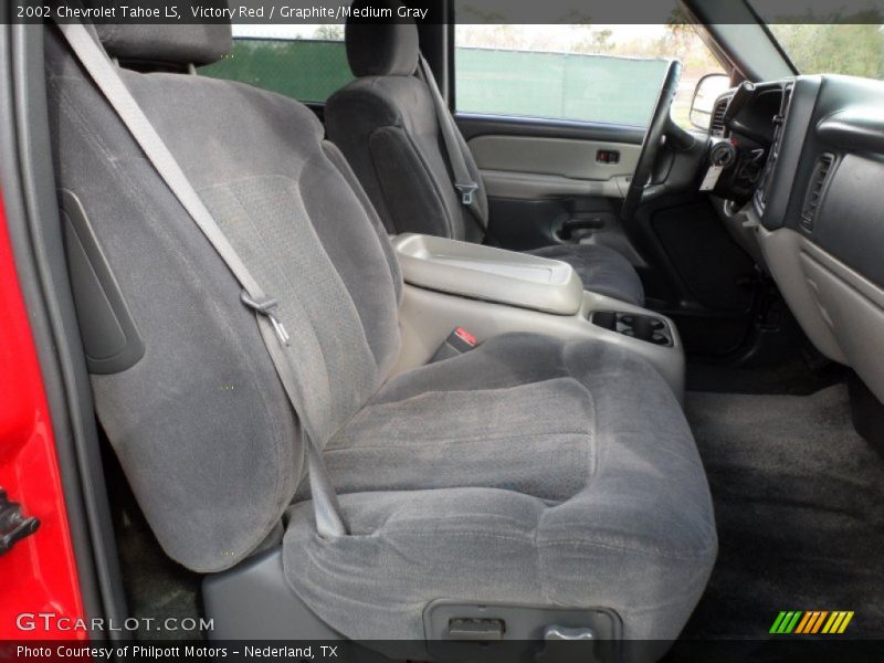 Victory Red / Graphite/Medium Gray 2002 Chevrolet Tahoe LS