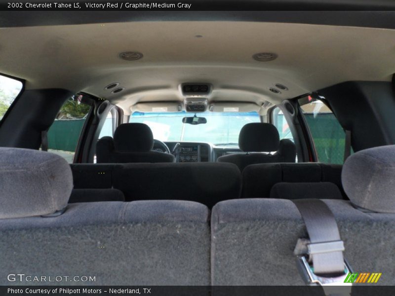 Victory Red / Graphite/Medium Gray 2002 Chevrolet Tahoe LS