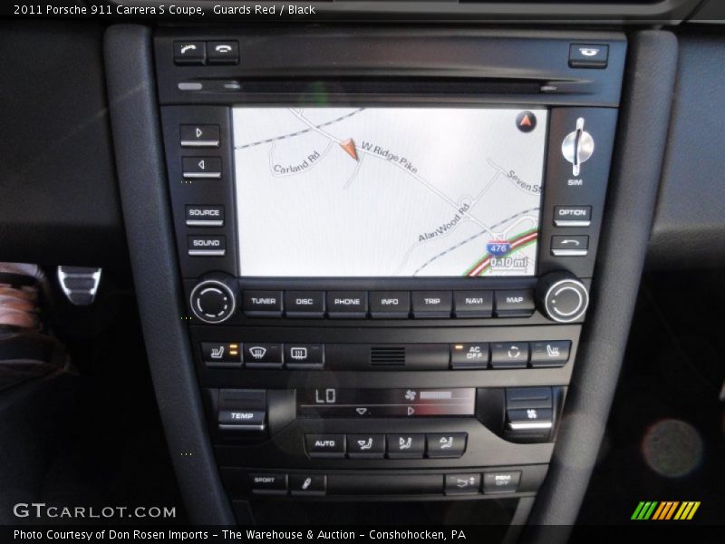 Guards Red / Black 2011 Porsche 911 Carrera S Coupe