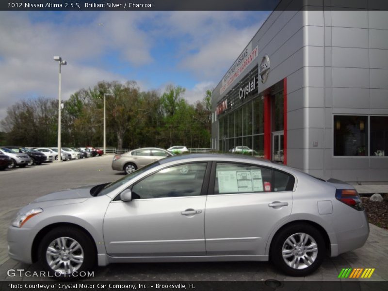 Brilliant Silver / Charcoal 2012 Nissan Altima 2.5 S
