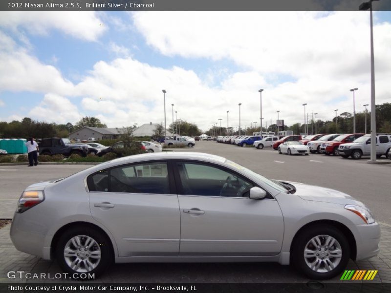 Brilliant Silver / Charcoal 2012 Nissan Altima 2.5 S