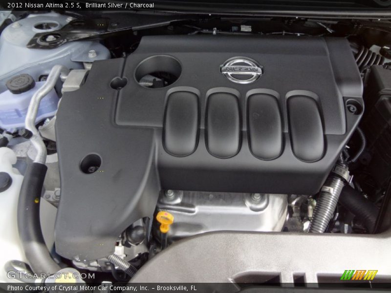 Brilliant Silver / Charcoal 2012 Nissan Altima 2.5 S