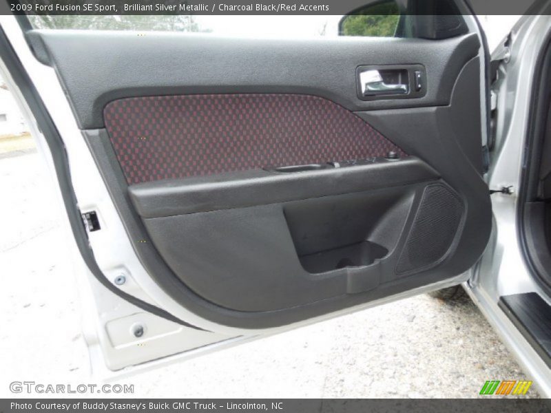 Brilliant Silver Metallic / Charcoal Black/Red Accents 2009 Ford Fusion SE Sport
