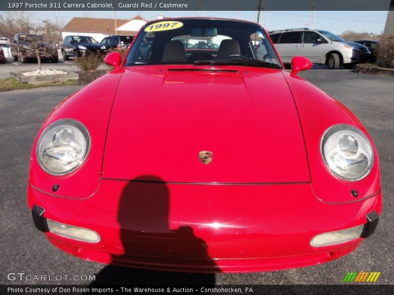 Guards Red / Cashmere 1997 Porsche 911 Carrera Cabriolet