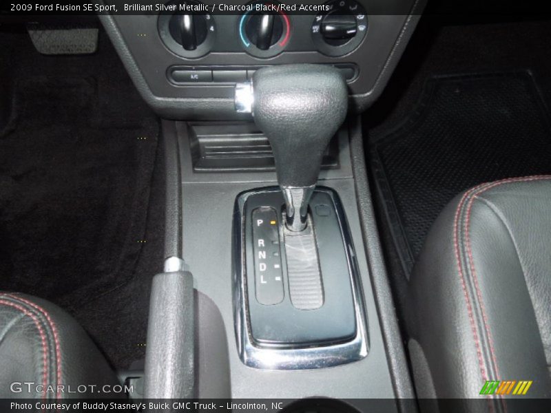 Brilliant Silver Metallic / Charcoal Black/Red Accents 2009 Ford Fusion SE Sport