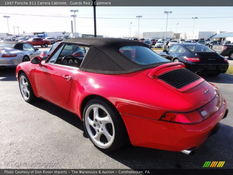 Guards Red / Cashmere 1997 Porsche 911 Carrera Cabriolet